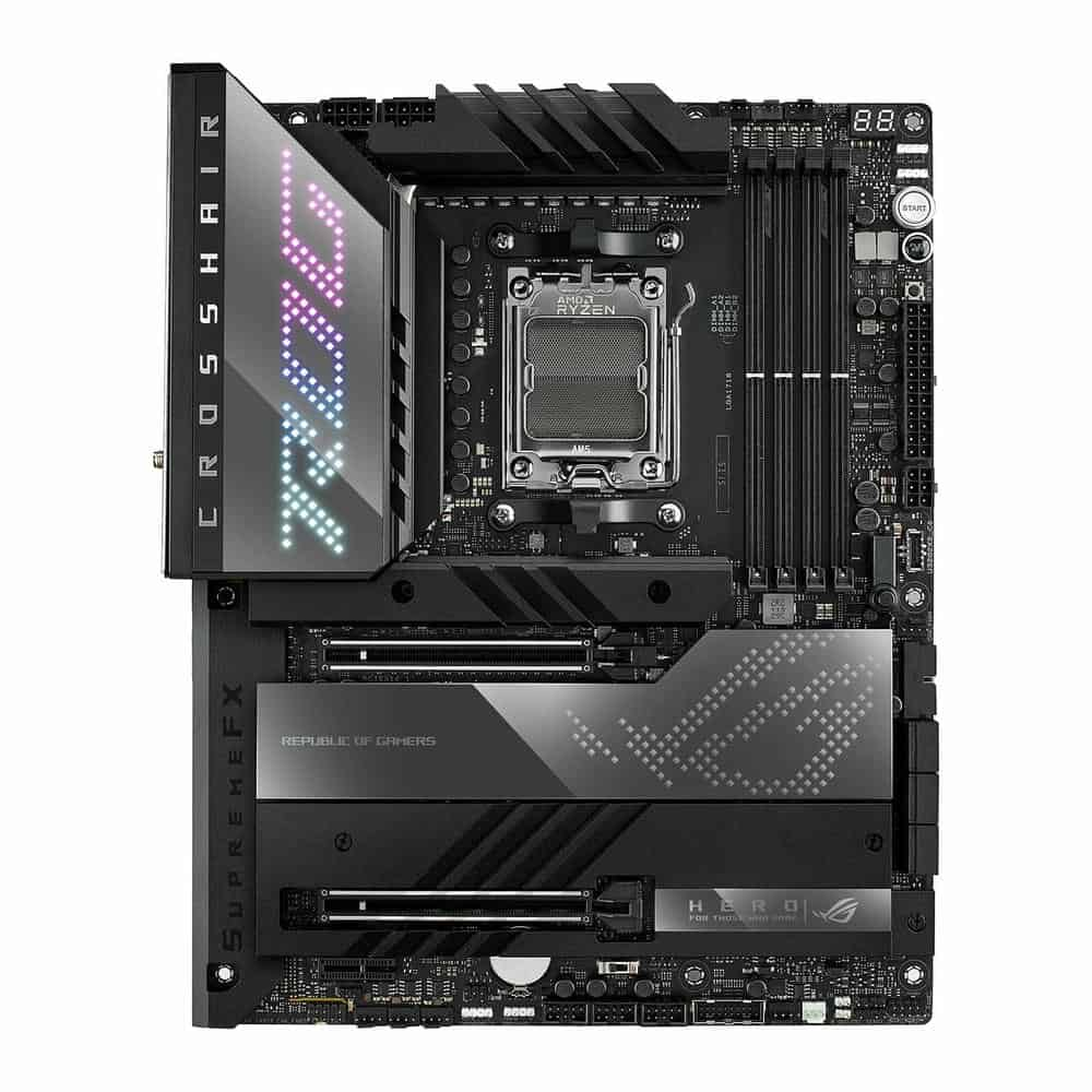 (image for) ASUS ROG CROSSHAIR X670E HERO AM5 DDR5 PCIe 5.0 ATX Motherboard